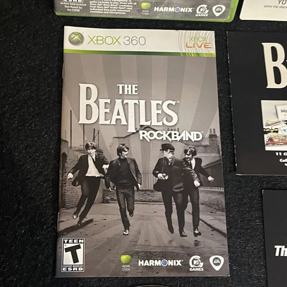 The Beatles: Rock Band (Microsoft Xbox 360, 2009) Complete CIB With Extras